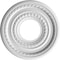 Ekena Millwork Cole PVC Ceiling Medallion (Canopies up to 4 1/4"), 10"OD x 3 1/2"ID x 3/4"P, Bright Coat Aluminum CMP10COBAL - alternate 5